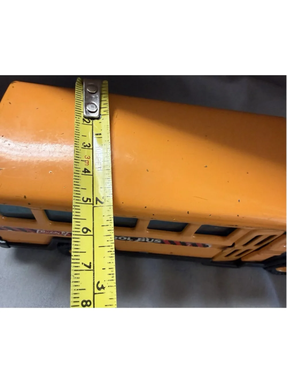 1980 Collectible Buddy L School Bus Door Opens/Pressed Steel Toy Made in Japan